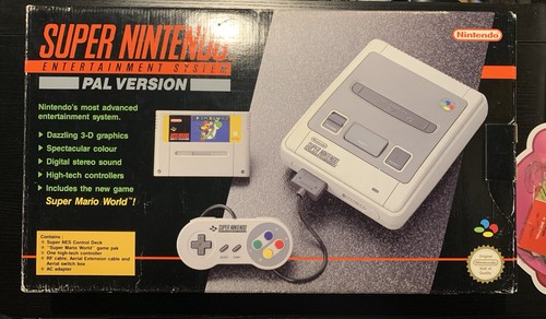 Console super nintendo snes - console,