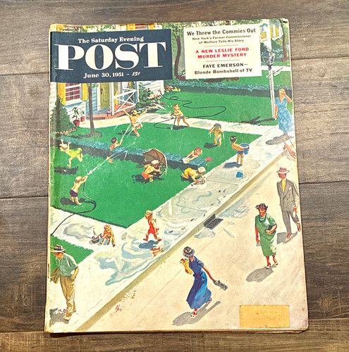 The saturday evening - evening, post