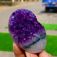 128GNatural agate Amethyst