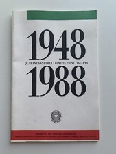 1948 1988 QUARANT'ANNI DELLA