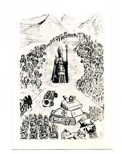 Rocca di Mezzo Cartolina 1971 Adesivo devozionali San Leucio Vescovo Abruzzo 264