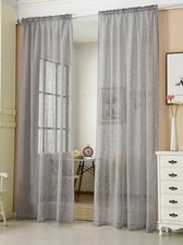1pc Rideau Voilage en Aspect