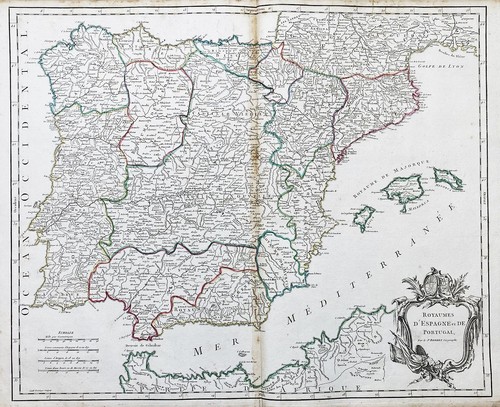 Mappa europa espana - mappa, spagna
