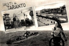 Taranto Saluti con navi militari F. grande spedita