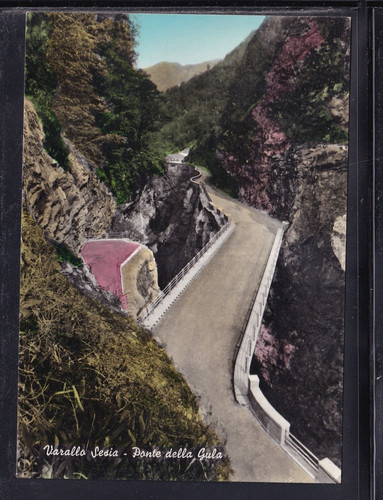 Cartolina varallo sesia ponte - cartolina,