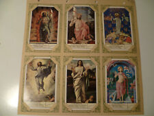 LOTTO FIGURINE LIEBIG 6 SERIE 36pz ANNI 1972 - 73 COMPRESI FOGLI LEGGI INFO