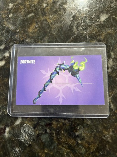 Fortnite minty pickaxe card - pickaxe,