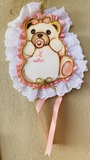 Coccarda ghirlanda shabby