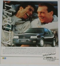 Advert Pubblicità 1989 OPEL KADETT GSI 16V