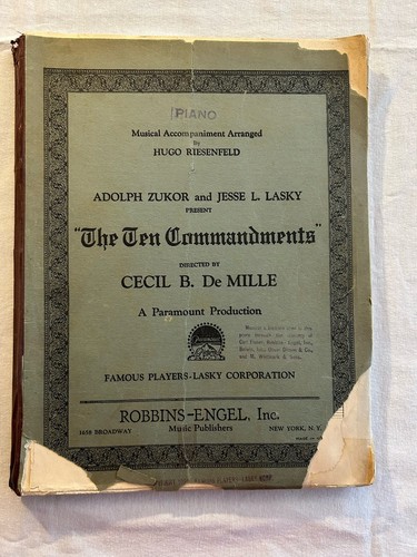 Dieci comandamenti 1923 - i,