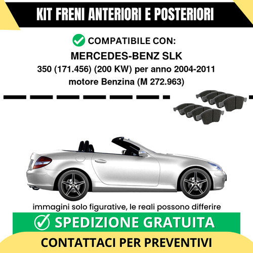 Pastiglie freno ant - +, post