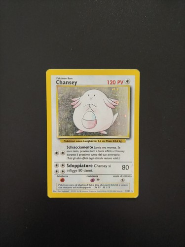 Pokemon chansey holo 3 - pokemon, 3/102
