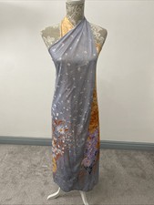 Abito da spiaggia vintage anni 60 Rose Marie Reid taglia unica floreale sarong