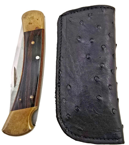 Buck 110 fodero pelle - in,