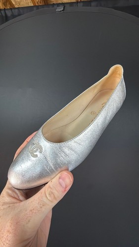 Ballerine chanel argento - ballerine,