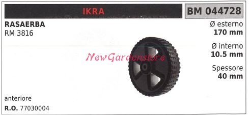 Ruota anteriore ikra rasaerba - ikra,