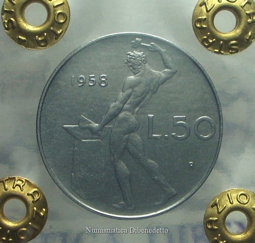 Repubblica italiana 50 lire - repubblica,
