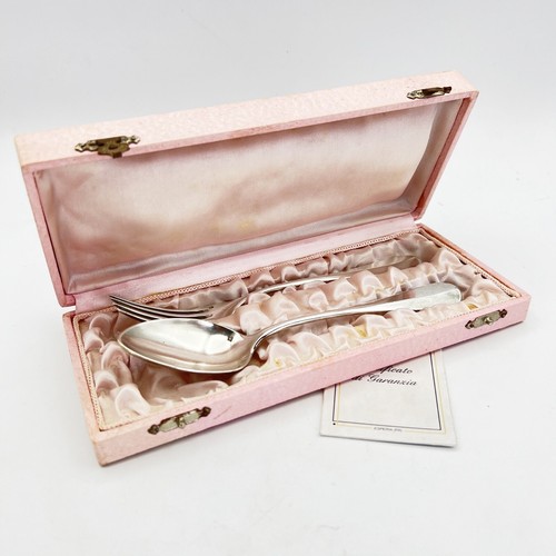 Coppia posate argento - in,