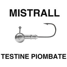 TESTINA PIOMBATA PER ARTIFICIALI PESCA SPINNING MISTRALL CLASSIC LINE JIG 10 MIS