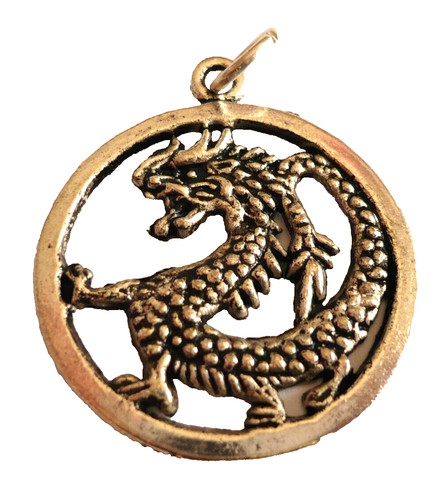 Grande ciondolo drago - grande,