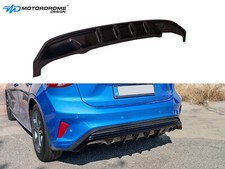 DIFFUSORE POSTERIORE PER FORD FOCUS MK4 ST-LINE (2018-) ABS NERO LUCIDO