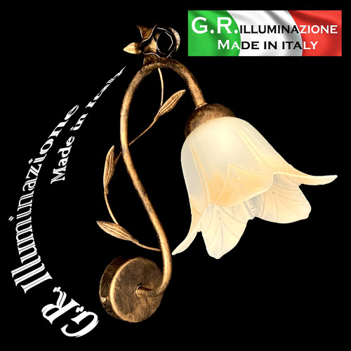 Applique ferro battuto l - applique,