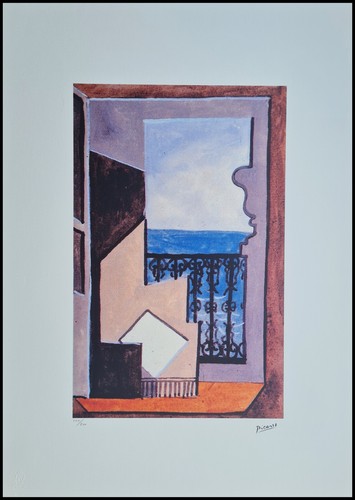 Pablo picasso balcony with - picasso,