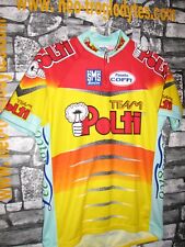 Vintage Cycling Jersey Maglia Ciclismo Bici Polti Coppi by Santini rare red '80s