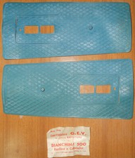 Autobianchi Bianchina - copriradiatore azzurro GEV originale d'epoca - NOS