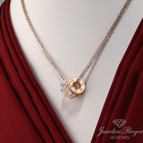 Collana cartier love oro rosa - collana,