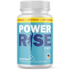 Power Rise Caps | con L-Arginina, L-Citrullina e Maca | 60 Capsule