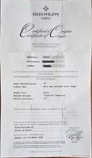 Certificato D'origine Patek Philippe Aquanaut 5065A