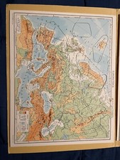 Cartine Geografiche Italia ed Europa Fisica Puzzle Vintage anni 70