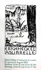 Erich Heckel, Galleria Räber