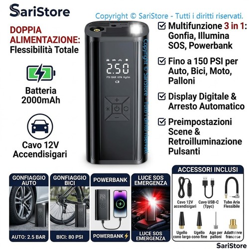 Compressore portatile - compressore, a
