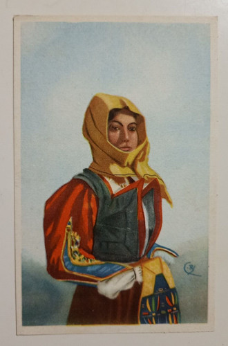 7969 cartolina costumi sardi - 7969,