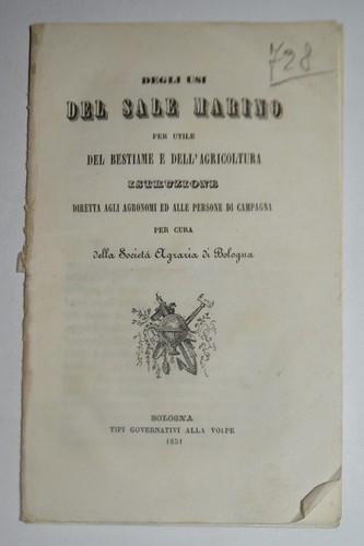 Sale marino ediz 1851 - ediz.,