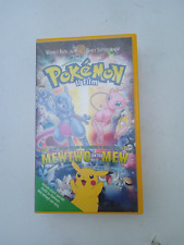 VHS VIDEO CASSETTE / POKEMON - DE FILM - MEWTWO contro MEW - RARA - LEGGI