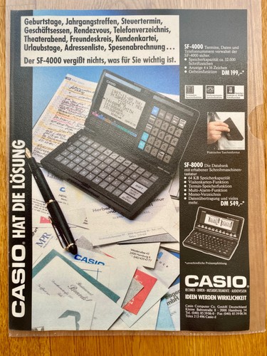 Casio databank 4000 8000 - casio, sf-8000