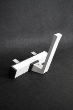 MANIGLIA CREMONESE BIANCA PER INFISSI ANNI 70-80-90 APERTURA ESTERNA INTERNA