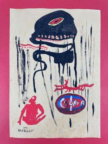 Jean michel basquiat drawing - jean-michel,