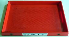 VINTAGE VASSOIO PLASTICA BACARDI RUM GADGET PUBBLICITARIO 1980s