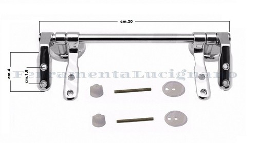 Cerniere cromate regolabili - wc,