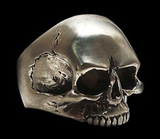 Anello teschio argento - teschio,,