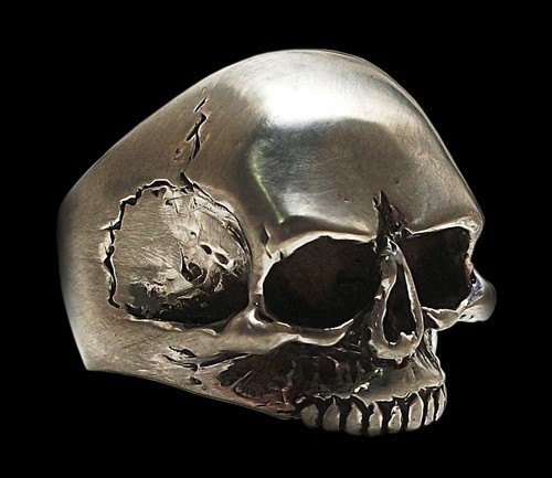 Anello teschio argento - anello,