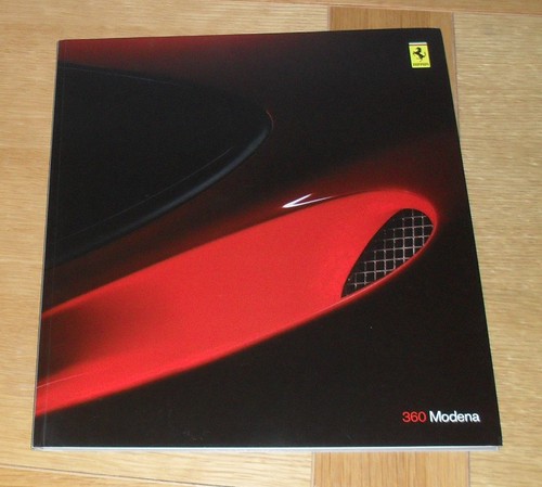 Brochure vendita ferrari 360 - brochure,