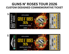 Guns N Roses Tour 2026 Custom
