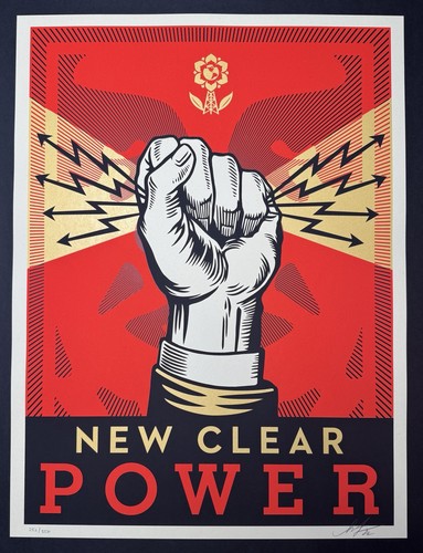 Shepard fairey new clear - fairey, "new