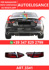 💫ART.3341 Fari Posteriori Audi A5 2-4P 07-09 Led Red/Smoked Cardna💫
