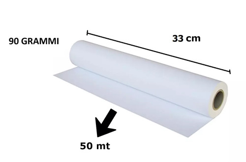 Rotolo plotter 50 mt - 33, x
